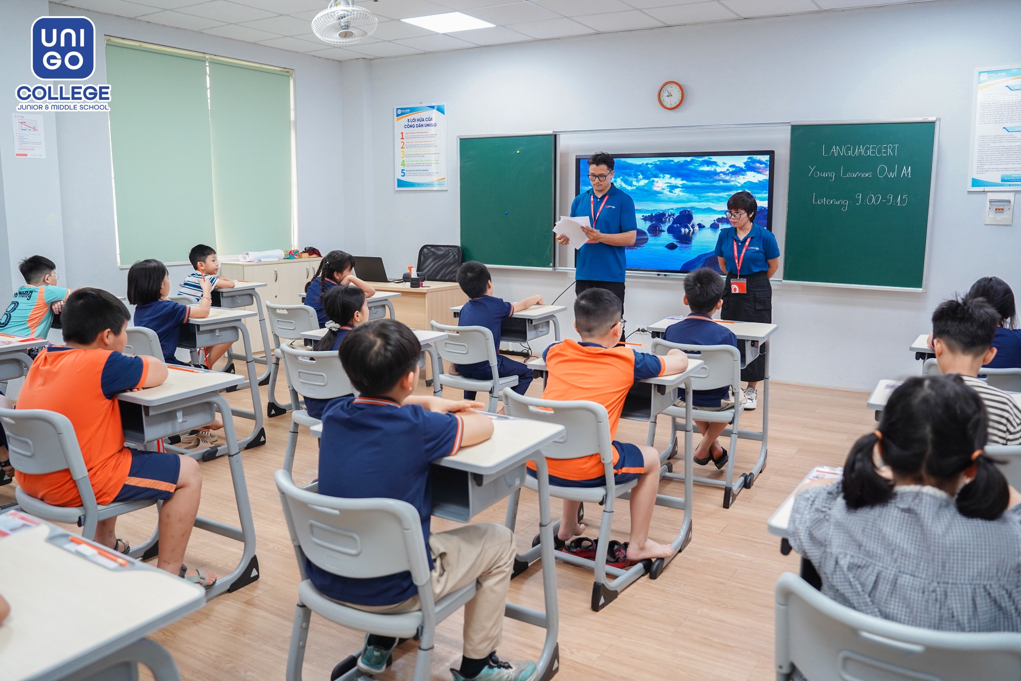 UNIGO TÀI TRỢ 100% LỆ PHÍ THI LANGUAGECERT YOUNG LEARNERS ESOL CHO HỌC SINH SINH NĂM 2015